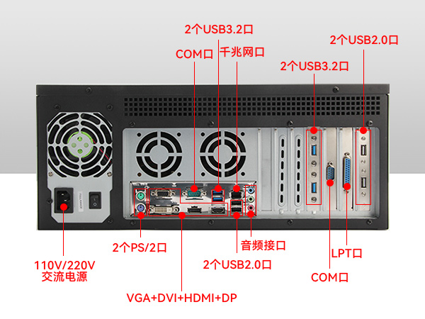 多USB口工控主機(jī)