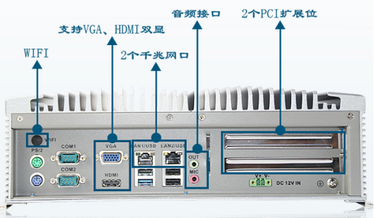 無風扇嵌入式工控機DTB-1222-J1900