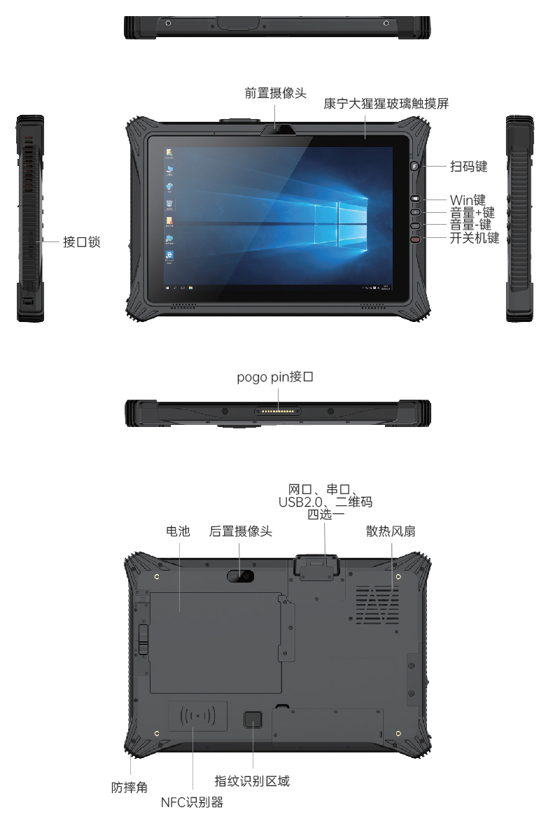 三防平板電腦,10.1英寸IP65倉儲物流分揀,DTZ-T1087EL.jpg